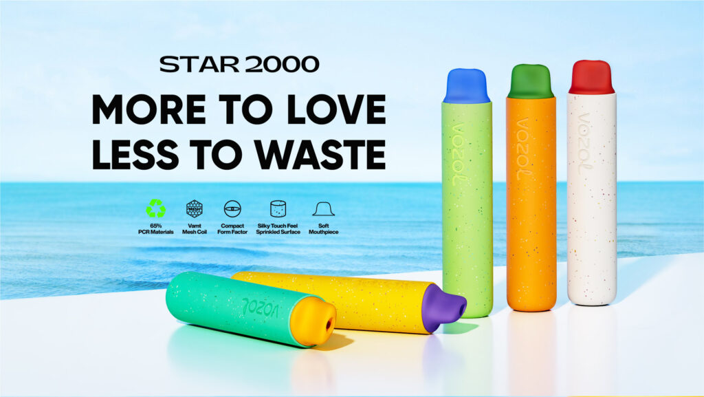 Vozol Star 2000 Disposable Vapes 15 Flavors - 150PC Display The device is no larger than 13cm is a wonderfully and discreetly designed. Specifications: 2000 Puffs 65% PCR materials. Soft mouthpiece. VAMT Mesh coil 5.5 ml