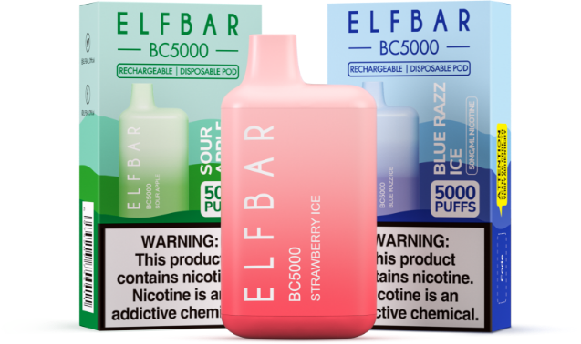 The Elf Bar BC5000 disposable vape is one of the hottest disposable vapes on the market! Each Elf Bar BC5000 is pre-filled with 13ml of e-liquid