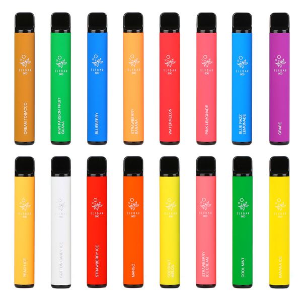 The Elf Bar 600 Disposable Vape Kit features a convenient, pocket-friendly body, including a large, built-in 360 mAh battery, despite its small size