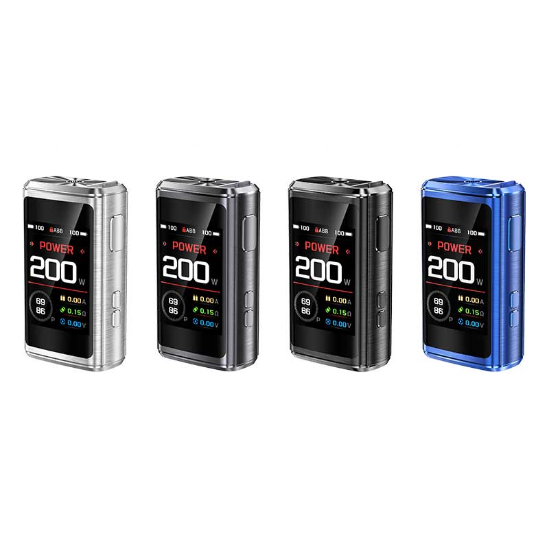 Featuring a powerful 200W output and advanced AS chipset, the Z200 delivers a personalized vaping experience that is tailored to your individual preferences. The Geekvape Z200 vape mod is powerful, user-friendly, stylish and designed for smooth Sub-Ohm vaping.