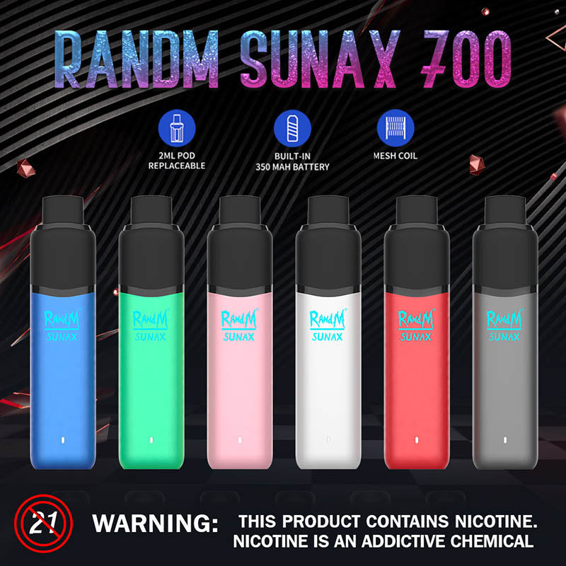 RAndM Tornado 7000 is a disposable vape device with airflow control and it is rechargeable. It contains 14ml 0/2/3/5% nicotine salt e-juice and vape up to 7000