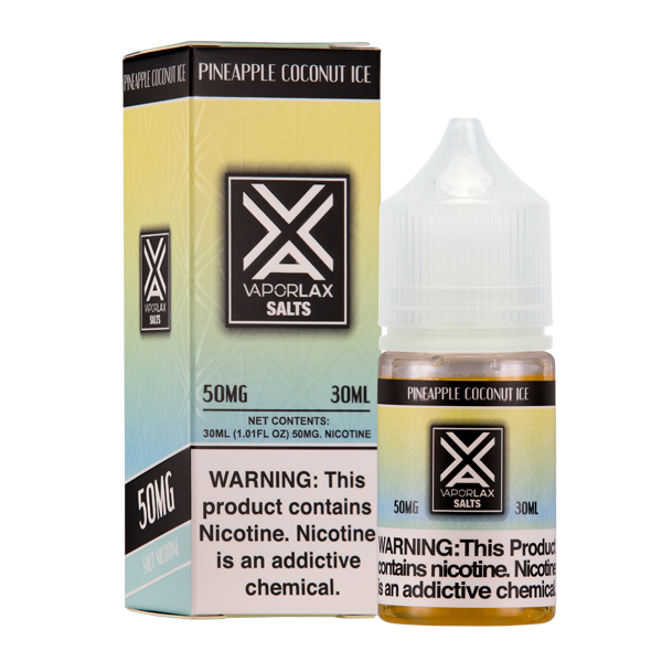 NICOTINE SALTS | SINGLE 30ML BOTTLE Flavor: Hawaiian Mix by VaporLax provides puckering sweet taste, made with passion fruit, orange, and guava flavors.