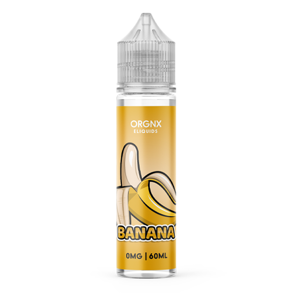 Discover Banana by ORGNX E-Liquid, a delectable eJuice capturing the aroma of ripened bananas blended and bottled into a wonderful vaping elixir.Orgnx E-Liquid has taken flavors of ripe banana's and blended them into a delightful vaping sensation! This fruit flavored e-liquid is an amazing all day vape!