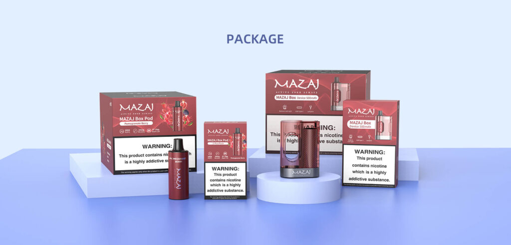 Mazaj Box Pod - mango #mazaj #mazaj_disposable #mazaj_official · Mazaj Box Pod - mint ice #mazaj #mazaj_disposable #mazaj_official · Mazaj Box Pod - coffee