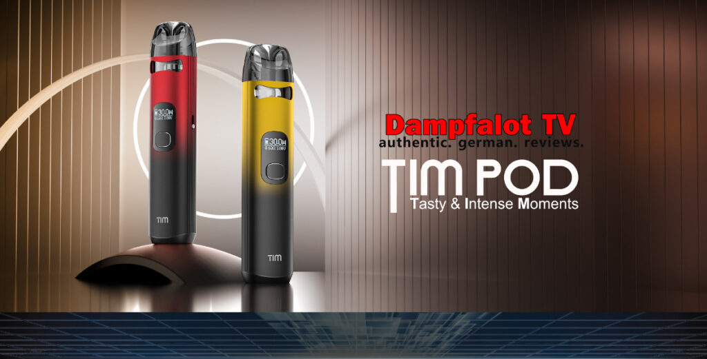 Vapefly Tim Pod System Kit, a cutting-edge vaping device developed by Dampfalot TV and Vapefly. With its 1100mAh rechargeable battery, 4ml vape
